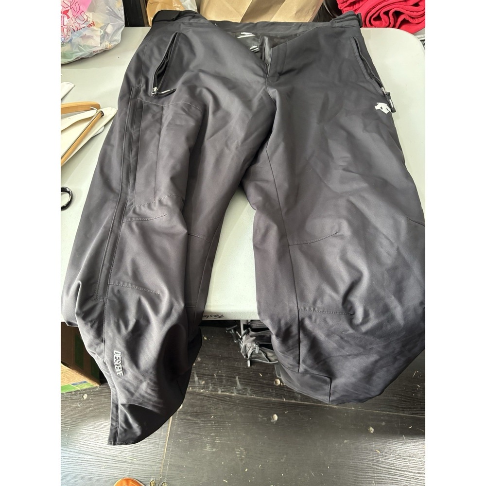Descente Insulated Ski Pants Men's 36 L Black Winter Snowboard‎